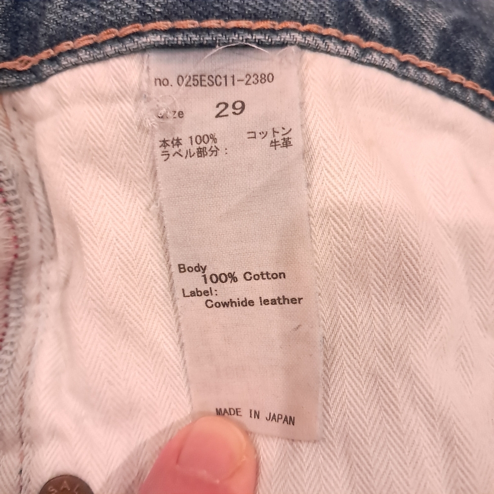 Moussy Vintage Keller Taper Jeans Cropped Blue 29 - Picture 11 of 11